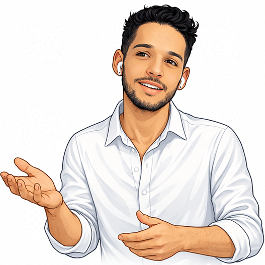 Javier Santos mentor SEO profesional explicando a un alumno como funciona el SEO y sus experiencias